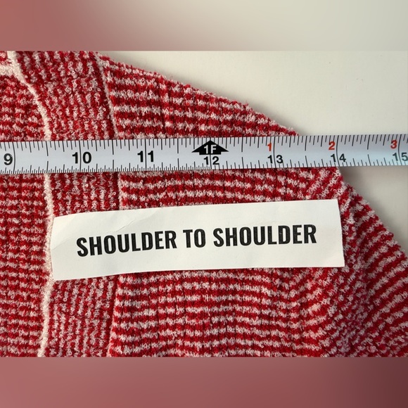 L’Agence Galena Cardigan In Red And White Striped Retail $498 Preppy Old Money - Picture 11 of 15